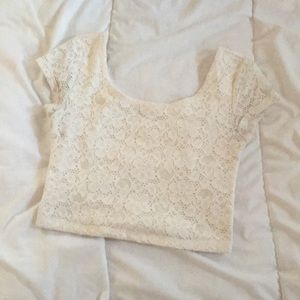 White Crop Top